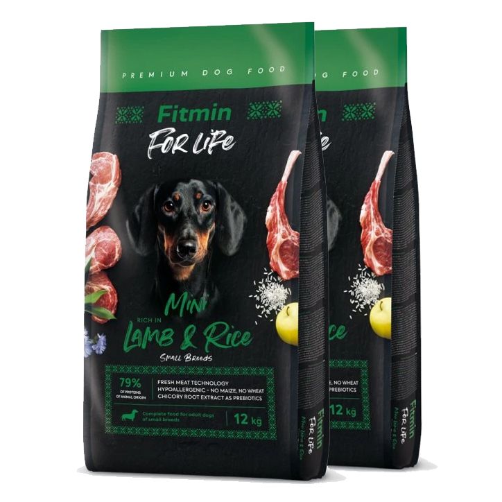 Fitmin FOR LIFE Mini Lamb & Rice 2 x 12 kg