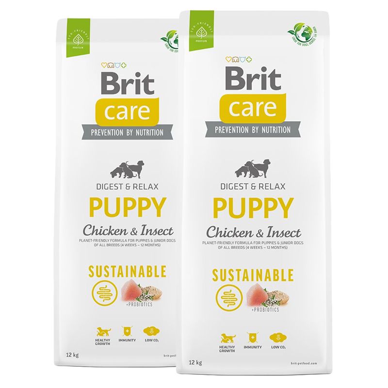 Brit Care Sustainable Puppy Chicken & Insect 2 x 12 kg