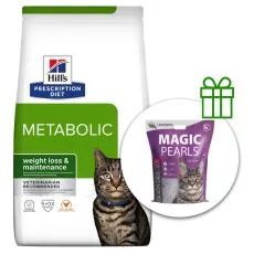 Hill's Prescription Diet Feline Metabolic weight loss & maintenance 8 kg + așternut GRATUIT