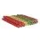 Beef rawhide chew sticks for dogs, coloured - 50x