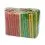 Beef rawhide chew sticks for dogs, coloured - 50x