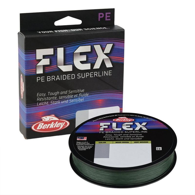 Berkley Flex Moss Green 135m 0,14mm