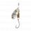 DAM Effzett Singlehook Spinner 1/3g Silver