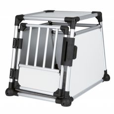 Cuşcă din aluminiu  transport câini pentru automobil Trixie - 55 x 62 x 78 cm