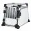 Cuşcă din aluminiu  transport c&acirc;ini pentru automobil Trixie - 55 x 62 x 78 cm