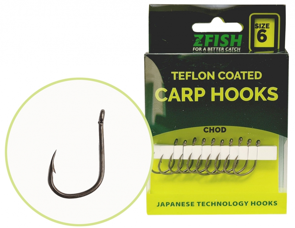 Zfish Teflon Hooks Chod 6