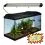 Set acvariu LED DIVERSA 54 L - plat + birou BUDGET negru