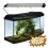Set acvariu LED DIVERSA 54 L - arcuit frontal + birou BUDGET negru