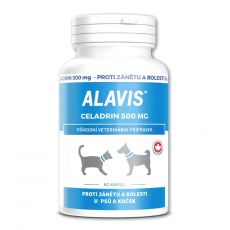 ALAVIS Celadrin - analgezic și antiinflamator pentru pisici și câini, 60 tablete.