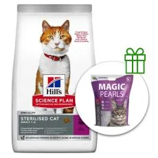 Hill's Science Plan Feline Sterilised Cat Adult Duck 10 kg + așternut GRATUIT