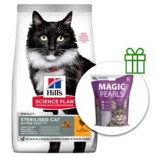 Hill's Science Plan Feline Mature Adult 7+ Sterilised Cat Chicken 10 kg + așternut GRATUIT