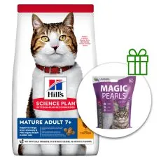 Hill's Science Plan Feline Mature Adult 7+ Chicken 10 kg + așternut GRATUIT