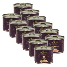 Conservă NUEVO CAT Adult Chicken 12 x 200 g