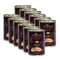 Conservă NUEVO CAT Adult Chicken 12 x 400 g