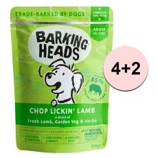 BARKING HEADS Chop Lickin’ Lamb GRAIN FREE 300g 4+2 GRATUIT