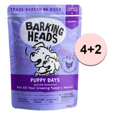 BARKING HEADS Puppy Days GRAIN FREE 300g 4+2 GRATUIT