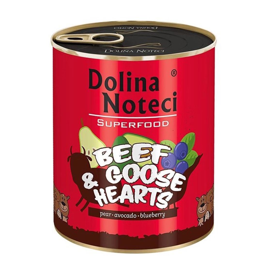Dolina Noteci Superfood Inimi de vită și gâscă 800 g
