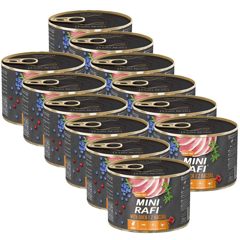 Rafi Adult Mini GF Paté with Duck 12 x 185 g