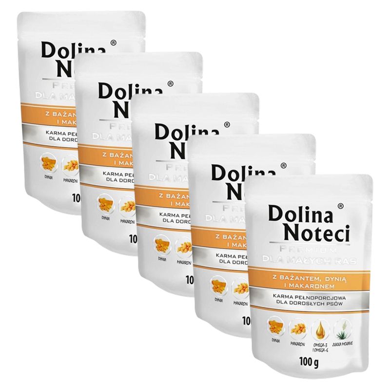Dolina Noteci Premium Small Breed with Pheasant, Pumpkin and Pasta 5 x 100 g