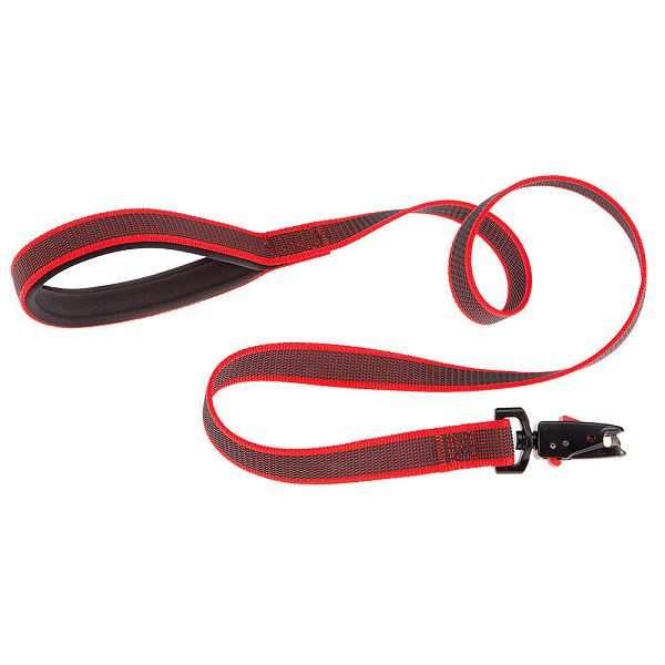 Lesă din nailon Daytona pentru câini, roșie – 5 m / 20 mm