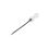 Delphin STINGER Spin de momeală cu inel de silicon/ negru / 12buc 15mm