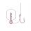 Delphin Spin de momeală STINGER / negru / 10buc 7mm