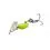 Savage Gear Grub Spinners Silver Yellow, mărimea 1, 3.8g