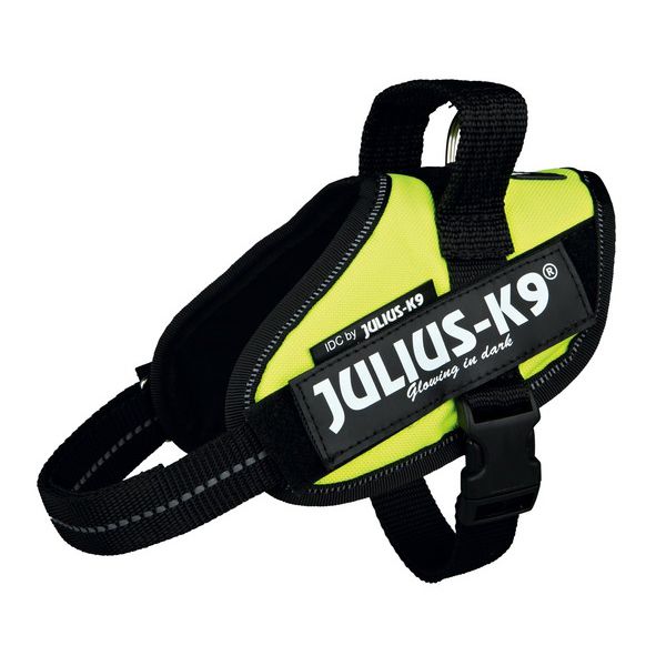 Julius K9 ham pentru câini - galben neon, XS-Mini-Mini/40-53cm