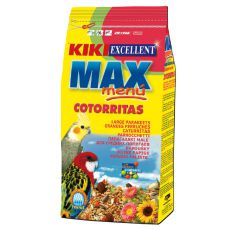 KIKI MAX MENU Cotorritas - hrană pentru cockatiel și agapornis 1kg - AMBALAJ DETERIORAT
