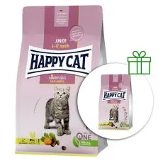 Happy Cat Junior Land Gefl&uuml;gel / carne de pasăre 1,3 kg 1+1 GRATUIT