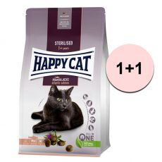 Happy Cat Sterilised Atlantik-Lachs / Somon 1,3 kg 1+1 GRATUIT