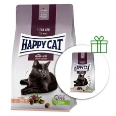 Happy Cat Sterilised Atlantik-Lachs / Somon 1,3 kg 1+1 GRATUIT