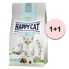 Happy Cat Sensitive Light 1,3 kg 1+1 GRATUIT