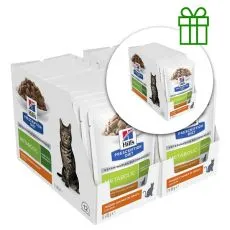 Hill's Prescription Diet Feline Metabolic 12 x 85 g, 2+1 GRATUIT