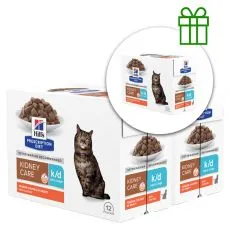 Hill's Prescription Diet Feline Early Stage Kidney Care k/d Chicken 12 x 85 g, 2+1 GRATUIT