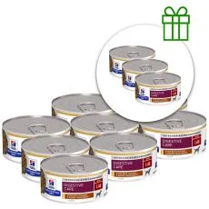Hill's Prescription Diet i/d Mini Digestive Care Chicken 156 g, 9+3 GRATUIT