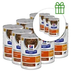 Hill's Prescription Diet c/d Multicare Urinary Care Chicken 354 g, 9+3 GRATUIT
