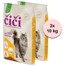 CHICI granule pentru pisici - pui 2 x 10 kg