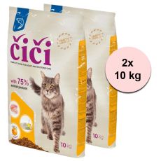 CHICI granule pentru pisici - pui 2 x 10 kg