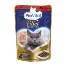 PreVital Fillet Selection Capsule cu vită în sos