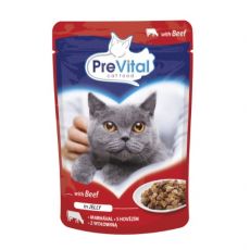 PreVital Cat Capsule cu vită în aspic