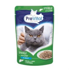 PreVital Cat Sterile Capsule cu ficat în sos