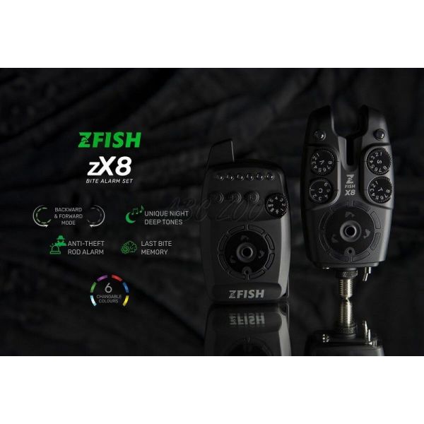 Zfish Bite Bite Alarm Set ZX8 3+1 | ABC-ZOO