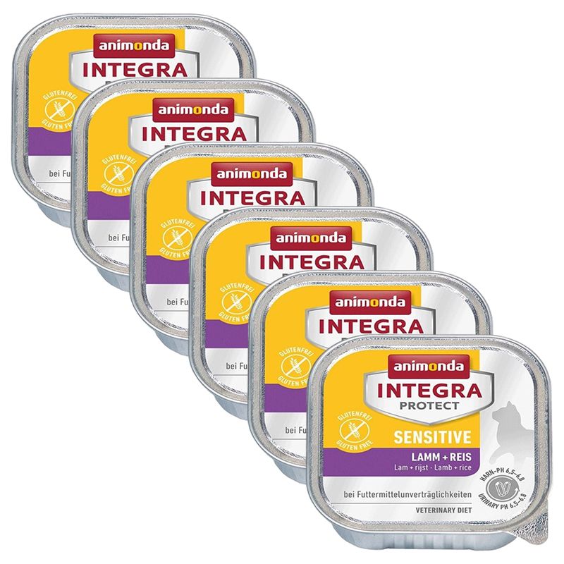 Animonda Integra Protect Pisica Sensitive - miel cu orez 6 x 100 g