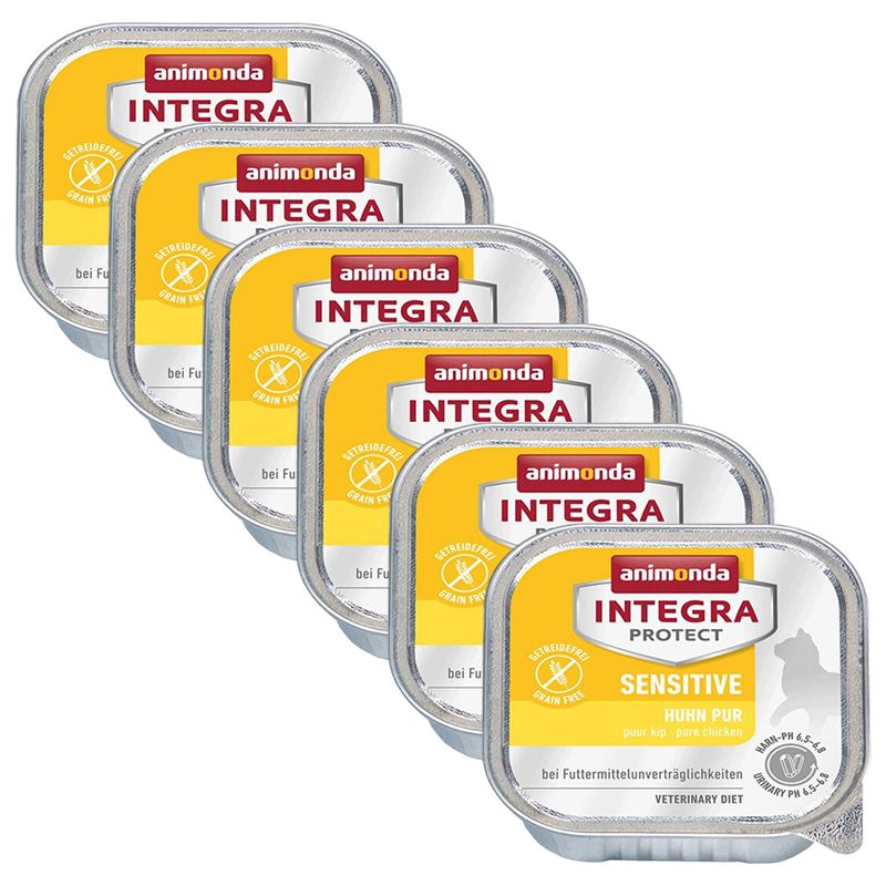 Animonda Integra Protect Pisica Sensibil - pui 6 x 100 g