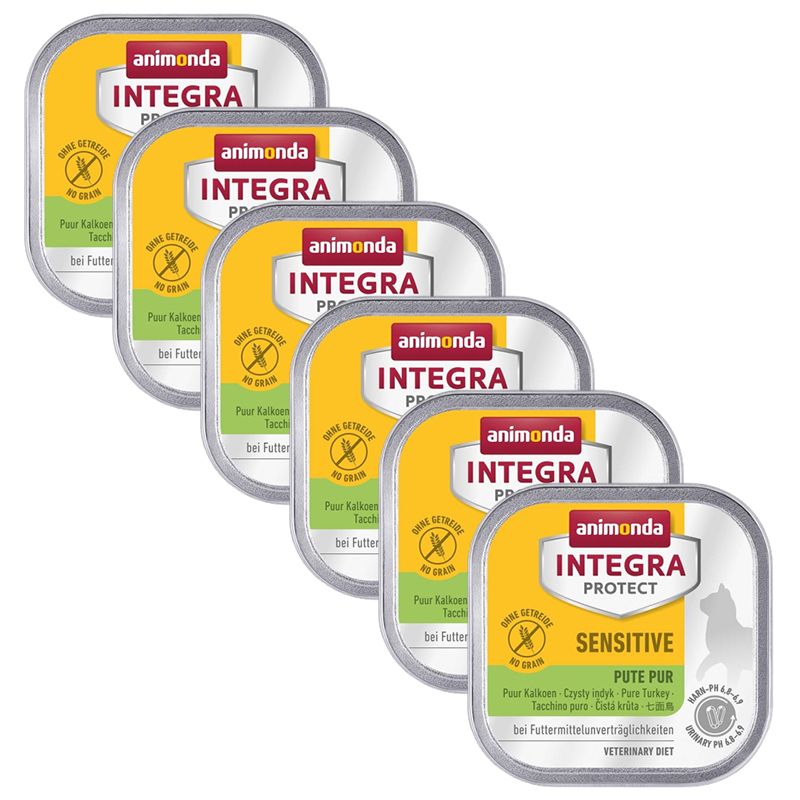Animonda Integra Protect Pisica Sensibilă - curcan 6 x 100 g