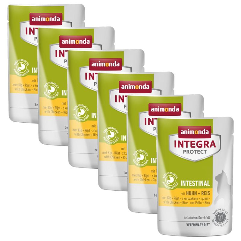 Animonda Integra Protect Cat intestinală - pui și orez 6 x 85 g