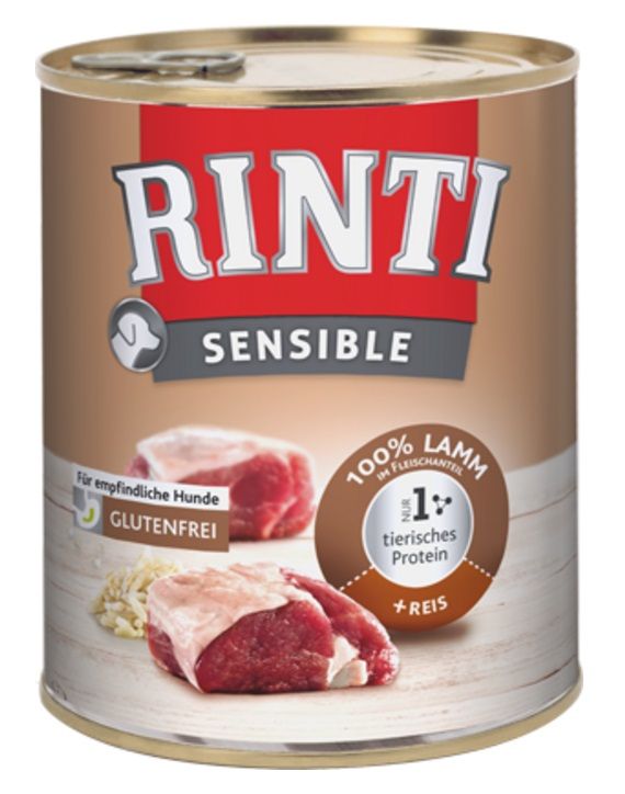 Conserve RINTI SENSIBLE miel & orez 800 g