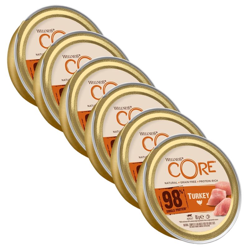 Wellness CORE 98% Single Protein turkey 6 x 85 g