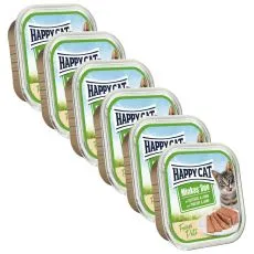 Happy Cat Minkas DUO Pat&eacute; carne de pasăre și miel 6 x 100 g